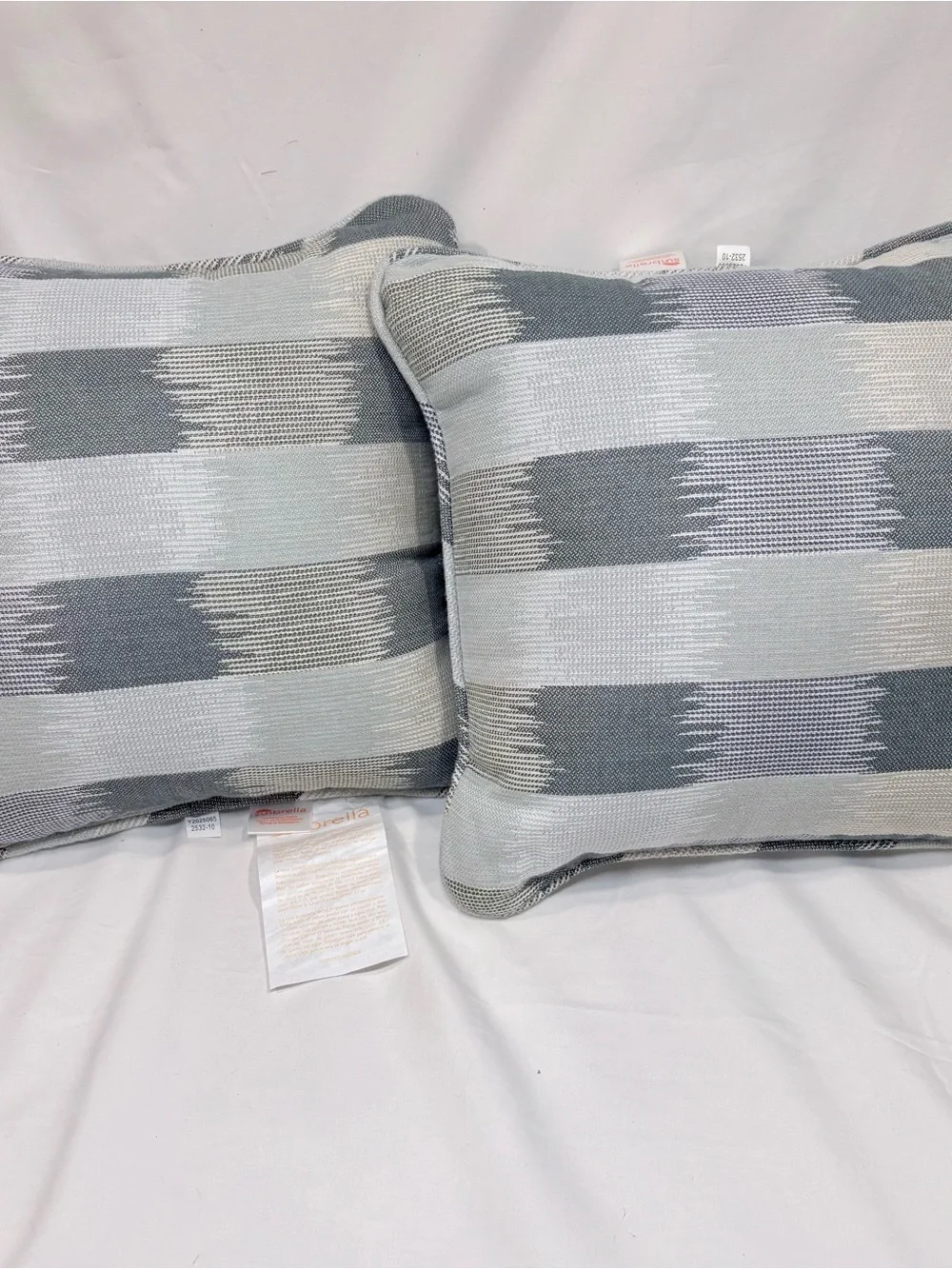 Gray Sunbrella Outdoor Accent Throw Pillows